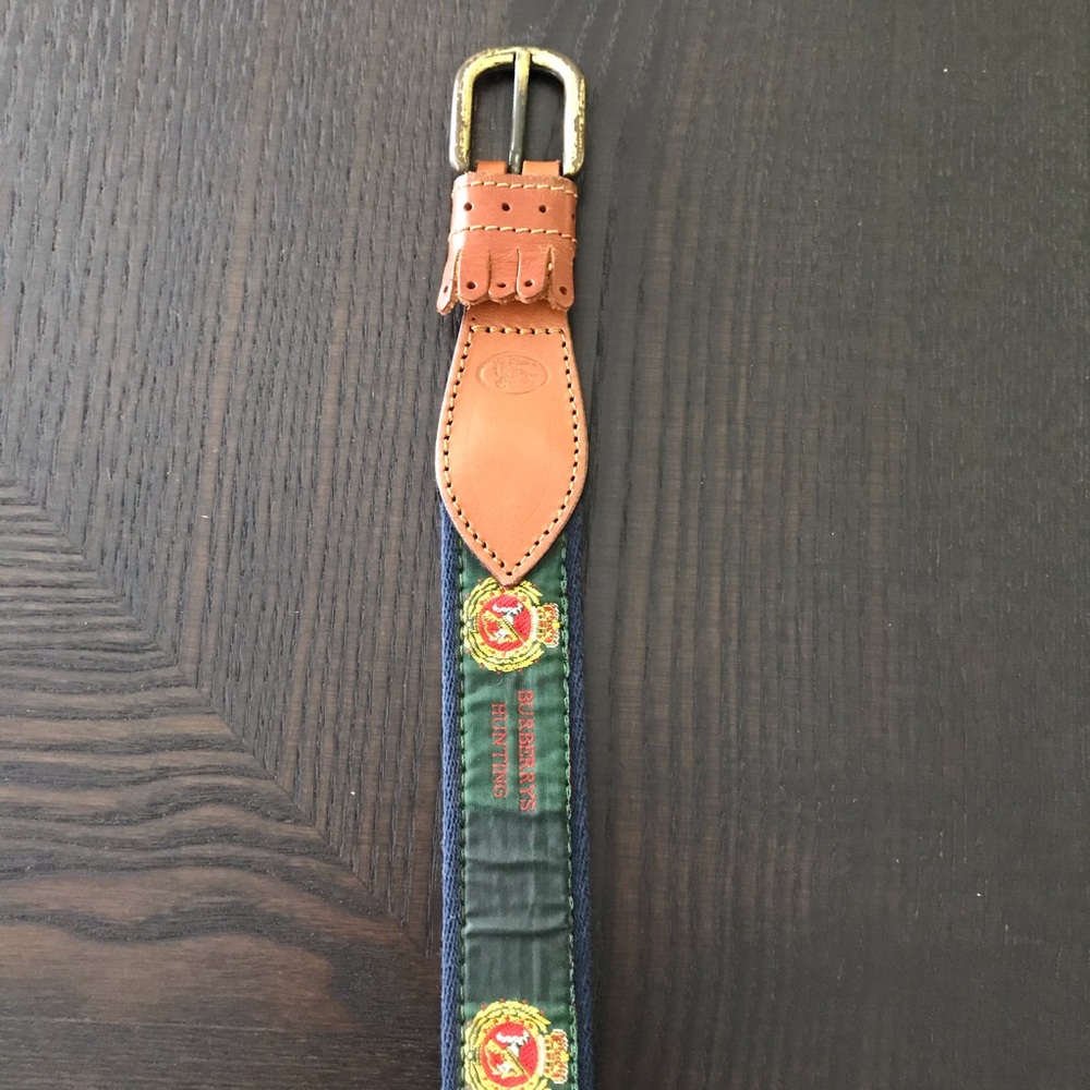 VINTAGE BURBERRY’S RARE! HUNTING BELT - Picture 5 of 13